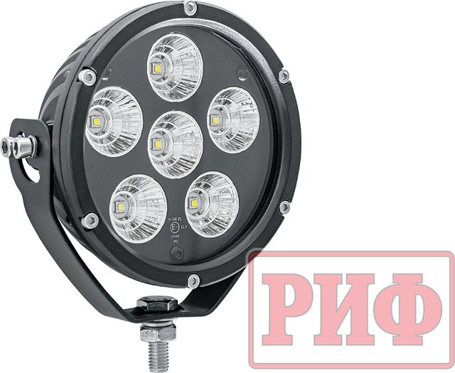 Фара светодиодная водительского света РИФ 127 мм 60W . Артикул B0103F