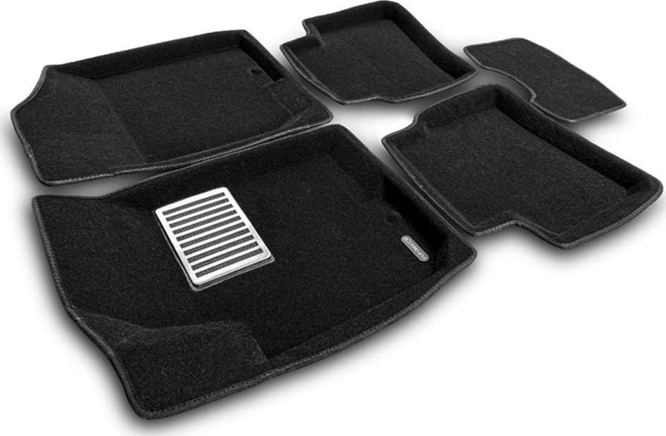 Коврики текстильные Euromat 3D Lux для салона Kia Cerato II 2010-2012. Артикул EM3D-002722