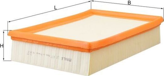 Воздушный фильтр Mahle. Артикул LX 417