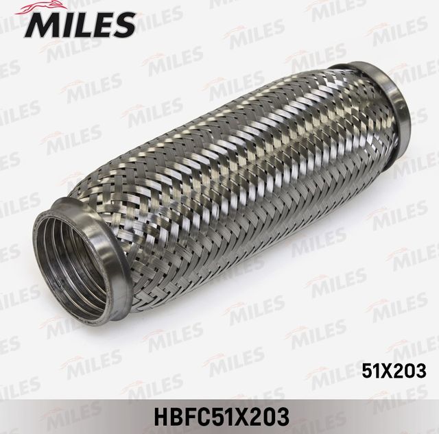 Гофра глушителя Miles для Opel Vectra A 1992-1995. Артикул HBFC51X203