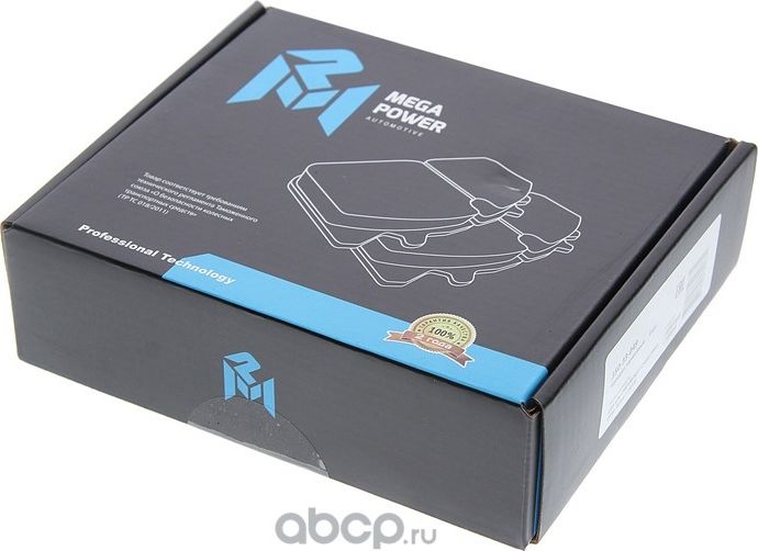 Колодки тормозные CHEVROLET Cruze (09-) OPEL Astra J передние (R15) (4шт.) MEGAP (Megapower) Megapower. Артикул 35033049