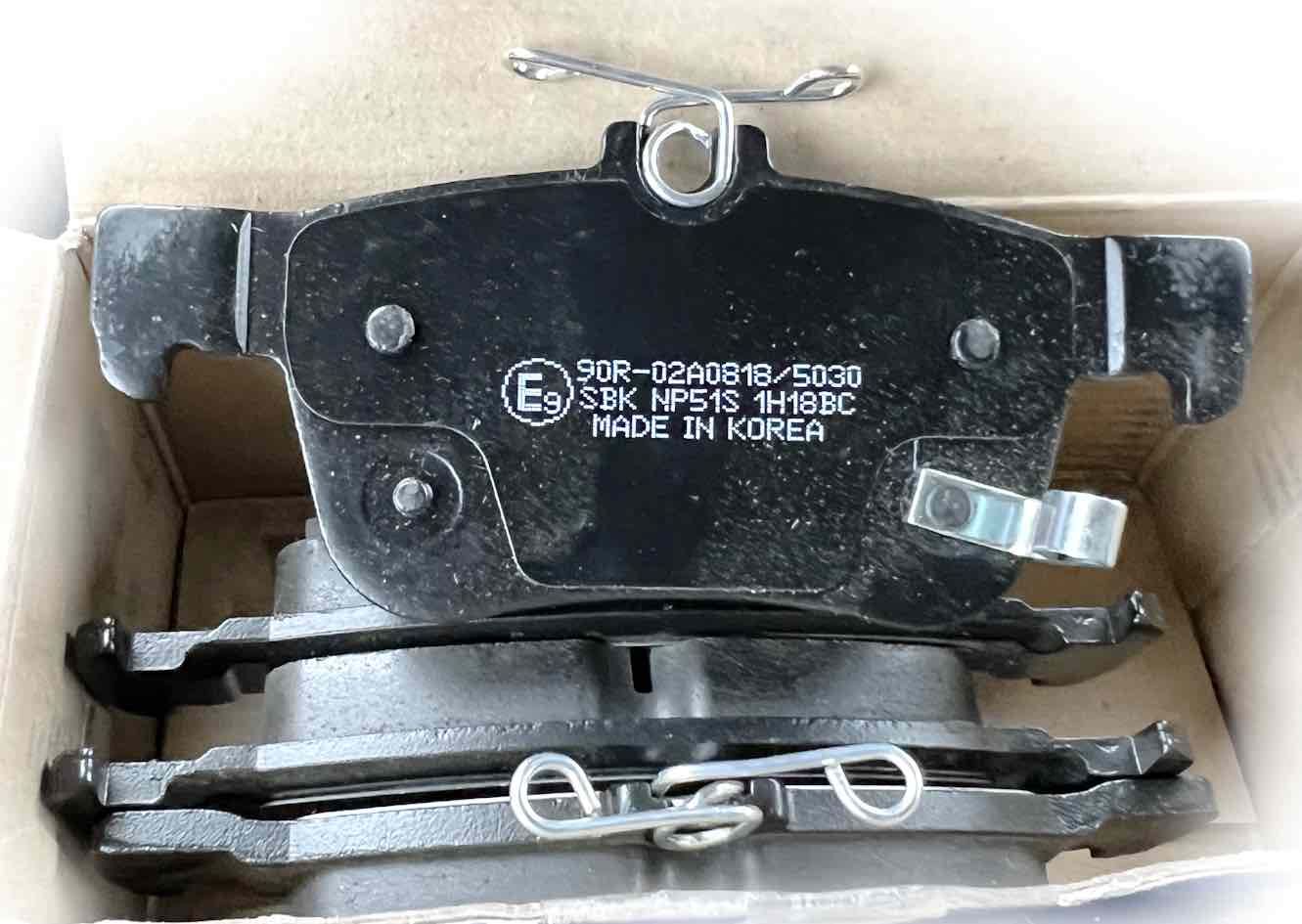 Тормозные колодки Sangsin Hi-Q. Артикул SP4315