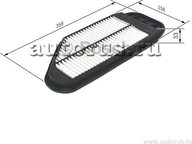 Фильтр воздушный CHEVROLET SPARK 11- 1.0/1.2 DOHC (Bosch). Артикул F026400349