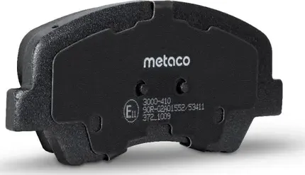 Колодки тормозные HYUNDAI/KIA SOLARIS/RIO 11- передн. (Metaco) Metaco. Артикул 3000410