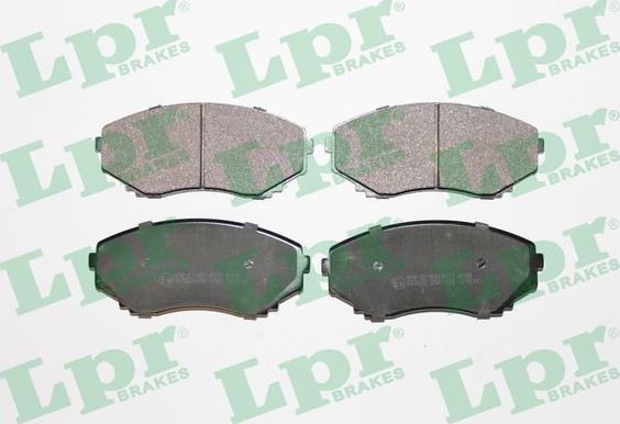 Тормозные колодки LPR передние для Mazda MPV II (LW) 2002-2005. Артикул 05P1132