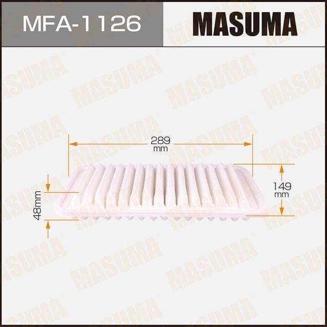 Воздушный фильтр Masuma. Артикул MFA-1126