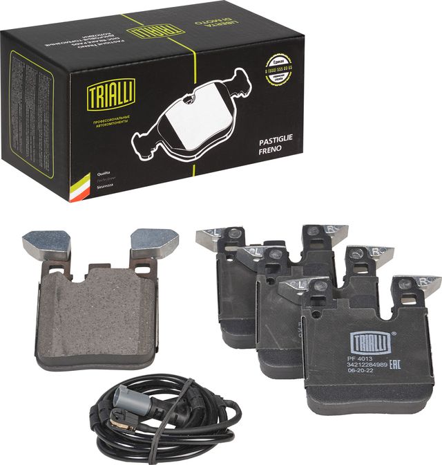 Тормозные колодки Trialli (Low-Metallic). Артикул PF 4013