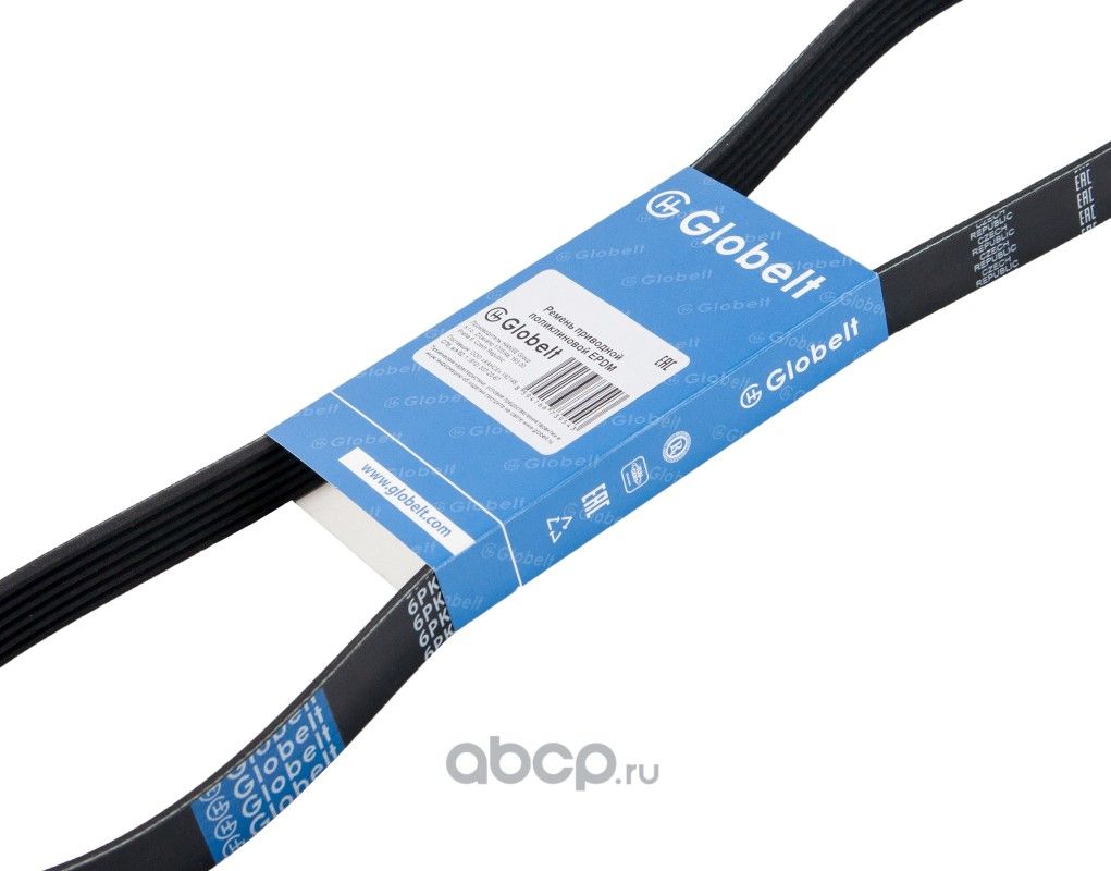 Ремень приводной поликлиновой (Globelt). Артикул 6PK890