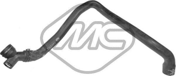 Патрубок радиатора (системы охлаждения) Metalcaucho. Артикул 09522