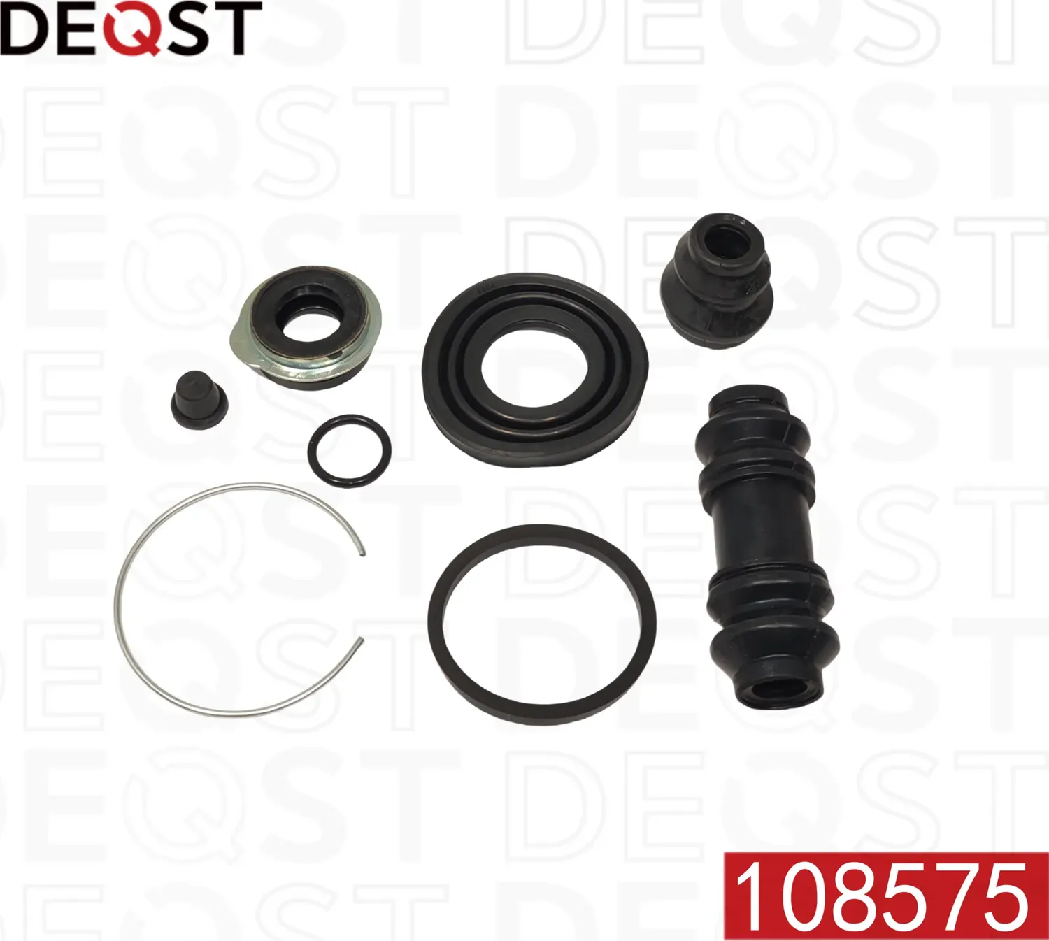 Ремкомплект тормозного суппорта заднего (для поршня O 35 mm, суппорт Akebono). M (Deqst). Артикул 108575