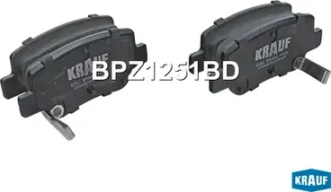Колодки тормозные дисковые (Krauf). Артикул BPZ1251BD