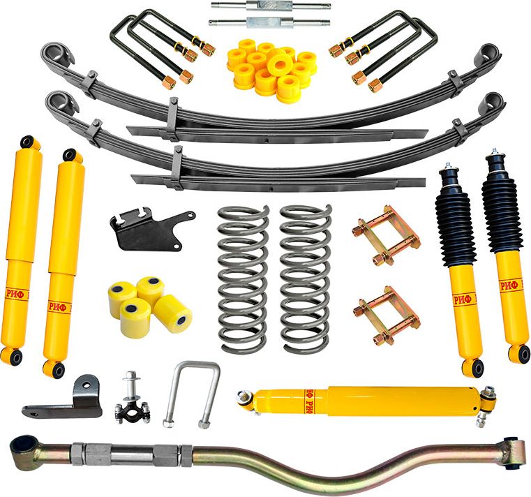 Лифт-комплект РИФ мягкий для УАЗ Пикап 2008-2026, лифт 30 мм. Артикул RIF-Patr-A