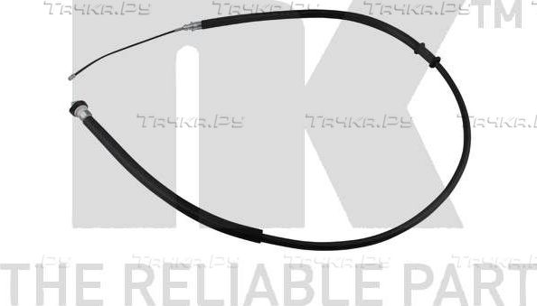 Трос ручника (тросик ручного тормоза) NK. Артикул 9023114