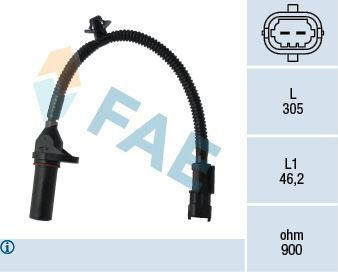 Датчик положения коленвала FAE. Артикул 79334
