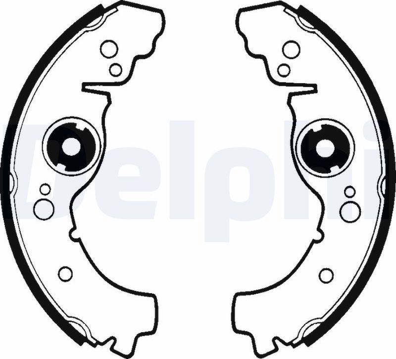 Тормозные колодки Delphi. Артикул LS1265