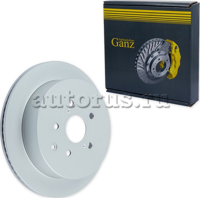 Диск тормозной задний с покрытием (Ganz). Артикул GIJ06150