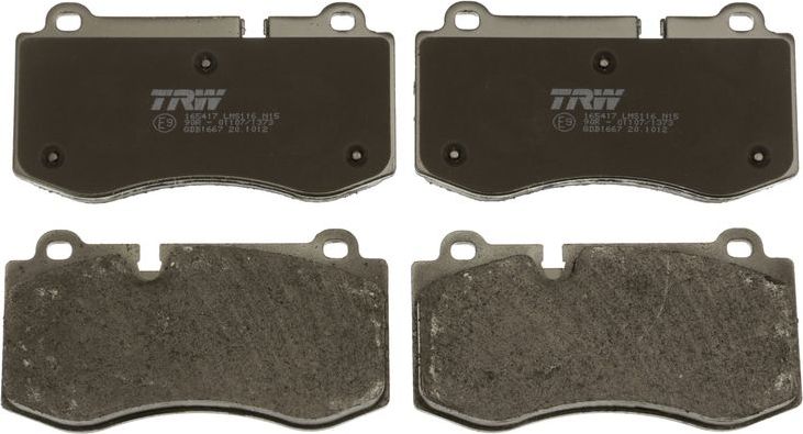 Тормозные колодки TRW COTEC. Артикул GDB1667