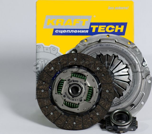 Сцепление (комплект) KraftTech 3P Kit для Hyundai H-1 I 2001-2007. Артикул W01240J