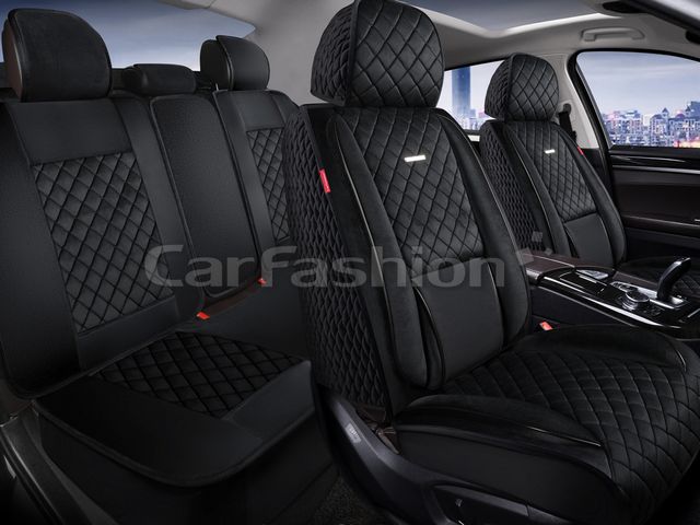 Накидки универсальные CarFashion Armada Plus для авто, цвет Черный/Черный. Артикул 27348