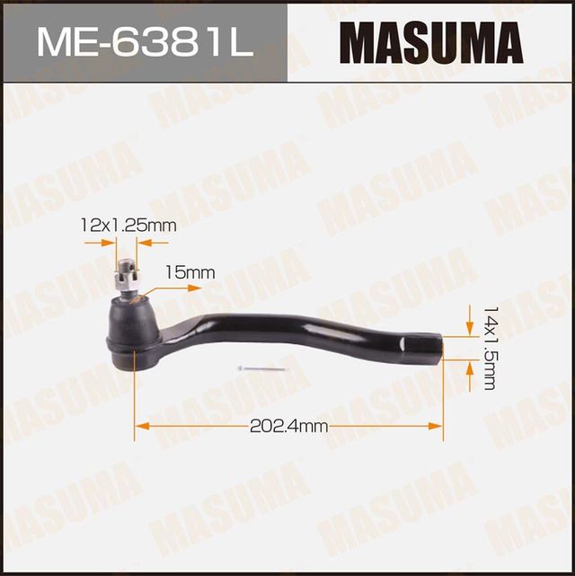 Наконечник рулевой тяги Masuma. Артикул ME-6381L