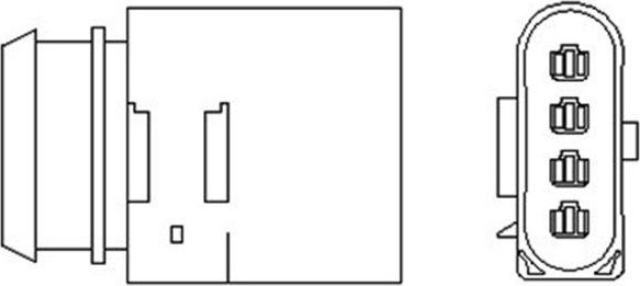 Лямбда-зонд (кислородный датчик) Magneti Marelli. Артикул 466016355001