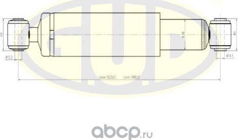 Амортизатор G.U.D.. Артикул GSA343319
