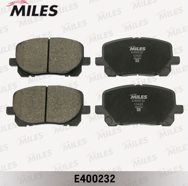 Тормозные колодки Miles (Low-Metallic). Артикул E400232