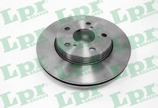 Тормозной диск LPR передний для Toyota Corolla E140, E150 2007-2014. Артикул T2054V
