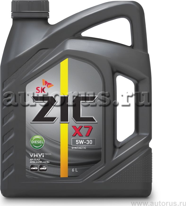 Масло дизельное Х7 5W30 синт.6л ZIC. Артикул 172610