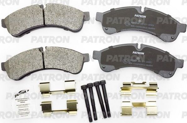 Тормозные колодки Patron задние для IVECO Daily VI 2014-2026. Артикул PBP092