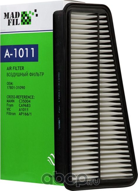 Фильтр воздушный Madfil Toyota A-1011 Madfil. Артикул А1011