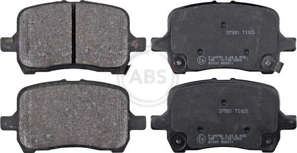 Тормозные колодки ABS передние для Chevrolet HHR 2007-2011. Артикул 37581