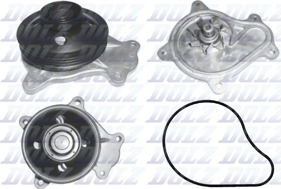 Помпа (водяной насос) Dolz для Lexus RC I 2014-2026. Артикул T265