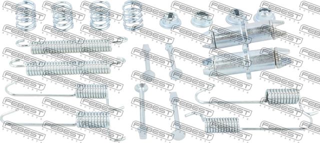 Монтажный комплект барабанных колодок Febest. Артикул 1204-IX354WDR-KIT