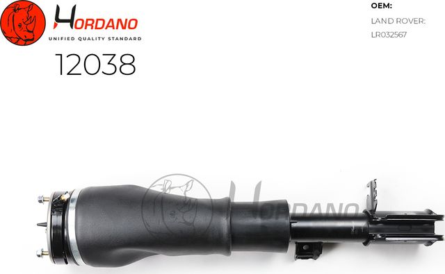 Пневматический амортизатор (Hordano). Артикул 12038