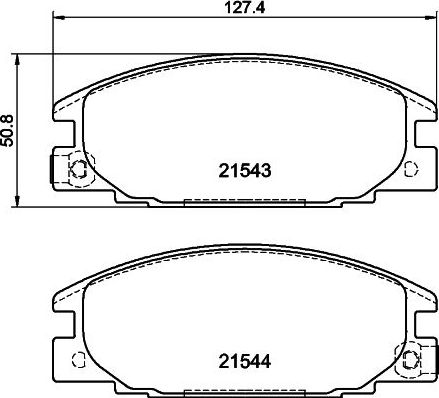 Тормозные колодки Nisshinbo. Артикул NP4000