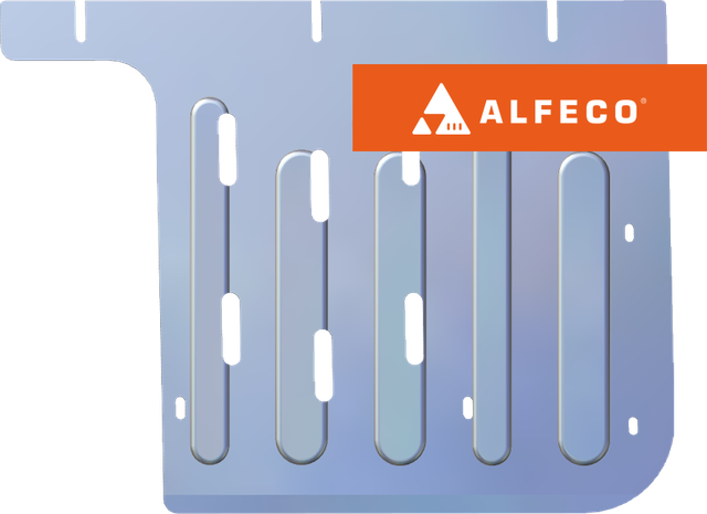 Защита алюминиевая Alfeco для КПП BMW Х1 E84 sDrive 2009-2015. Артикул ALF.34.13al