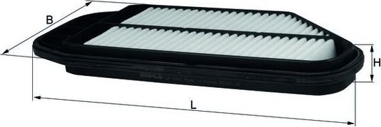 Воздушный фильтр Mahle. Артикул LX 3152
