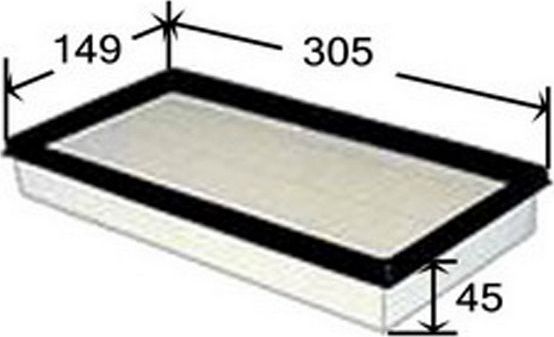 Воздушный фильтр JS Asakashi. Артикул A1505