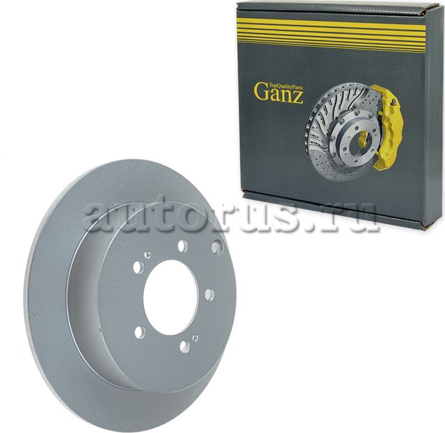 Диск тормозной задний GANZ D=302mm. Артикул GIJ06047
