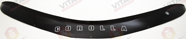 Дефлектор VT52 для капота Toyota Corolla E210 2018-2026. Артикул TYA84VT