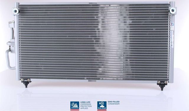 Радиатор кондиционера (конденсатор) Nissens (алюминий) для Mitsubishi Galant VIII 1996-2004. Артикул 94702