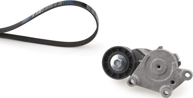 Приводной ремень поликлиновой с роликами (комплект) Gates Micro-V®. Артикул K166PK975