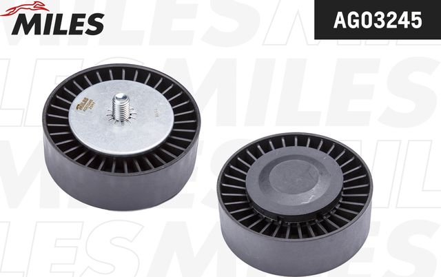 Направляющий (ведущий) ролик приводного поликлинового ремня Miles. Артикул AG03245