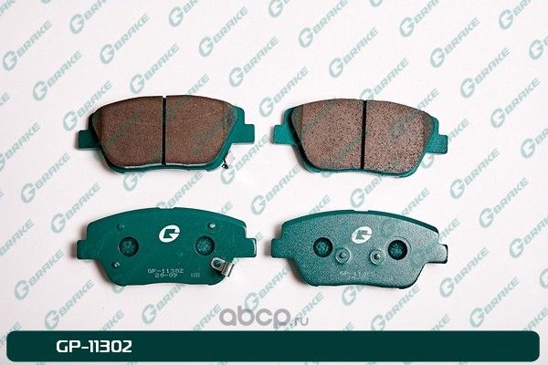 Колодки тормозные дисковые (G-Brake). Артикул GP11302