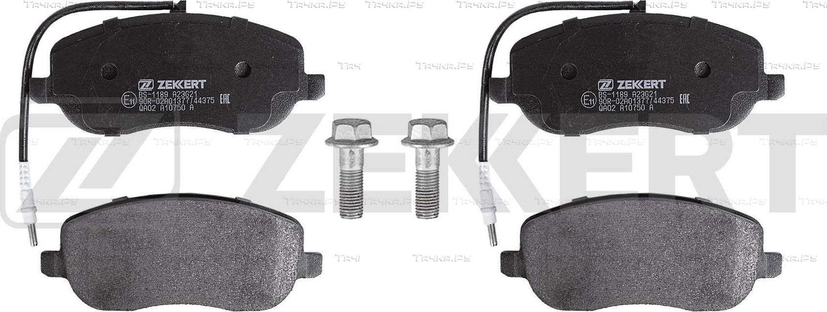 Тормозные колодки Zekkert передние для Fiat Scudo I 1996-2006. Артикул BS-1189