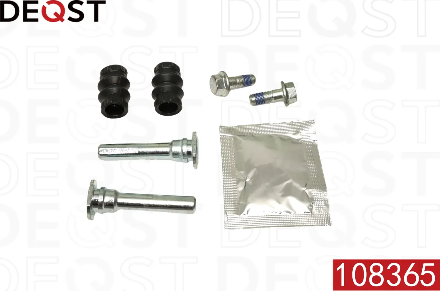 Комплект направляющих тормозного суппорта переднего (направляющая O 10mm, суппор (Deqst). Артикул 108365