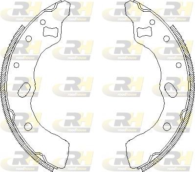 Тормозные колодки RoadHouse задние для Mazda 121 I 1987-1990. Артикул 4639.00