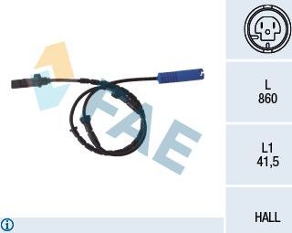 Датчик ABS FAE. Артикул 78046