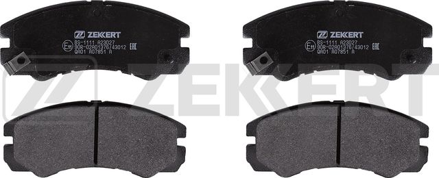 Тормозные колодки Zekkert передние для Isuzu Trooper II 1991-2004. Артикул BS-1111